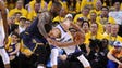 Golden State Warriors guard Stephen Curry (30) handles
