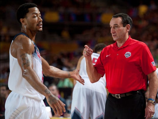 Coach K says Derrick Rose questions shouldn39;t be on his health