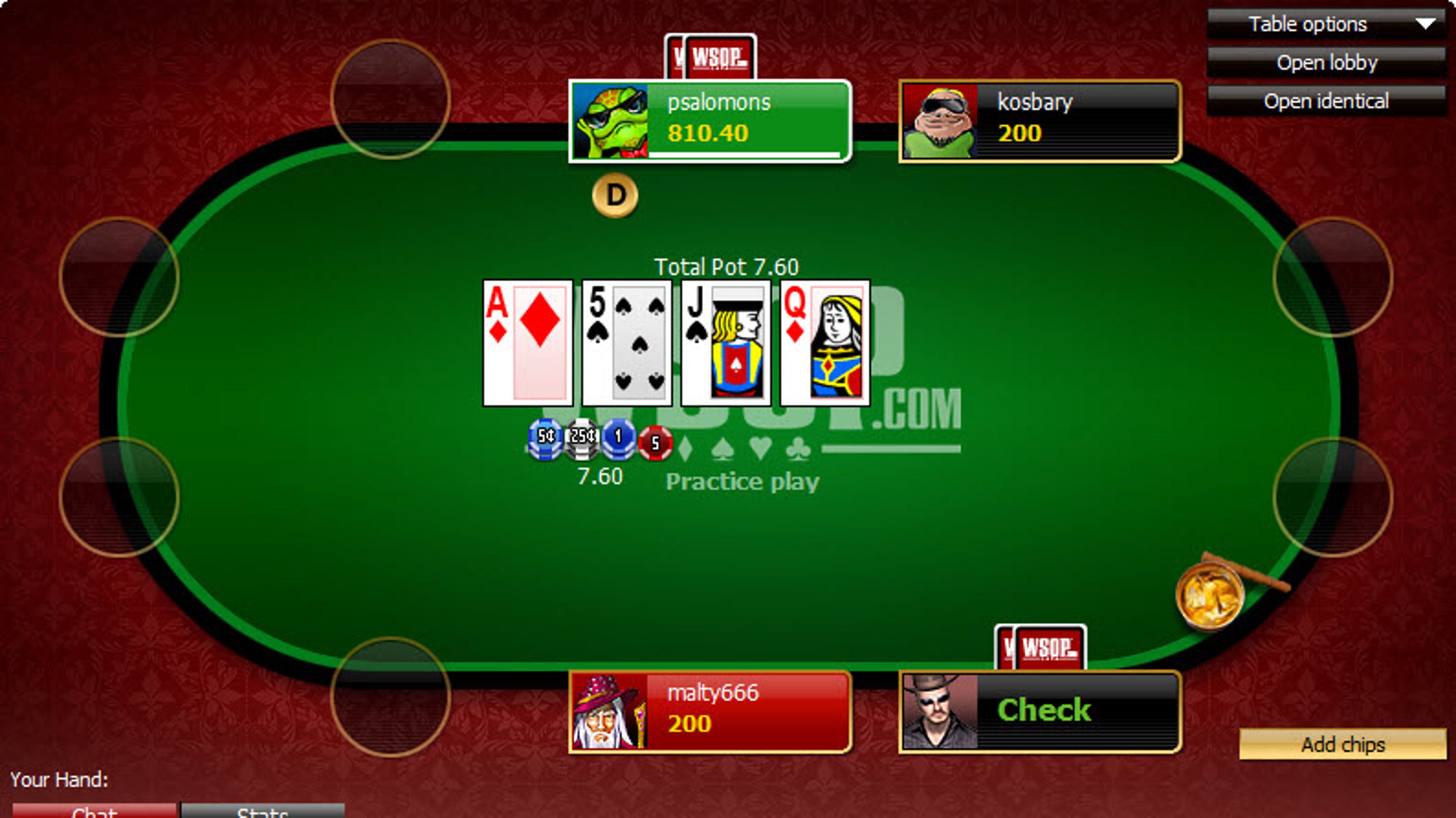 Internet poker player