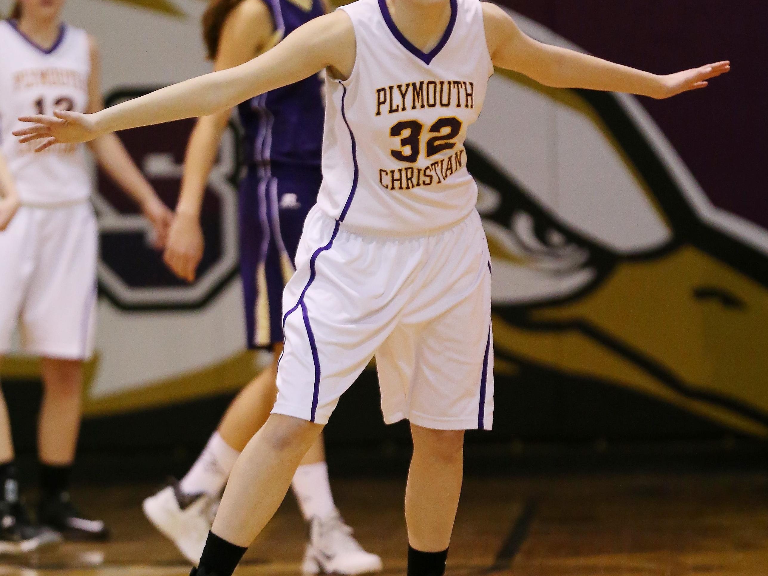 Kennedy Horne of PCA’s varsity girls basketball team competes during a 2014-15 contest. She is among several key returnees.