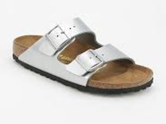 Birkenstock sandals in metallic hues. (Photo: SUBMITTED)