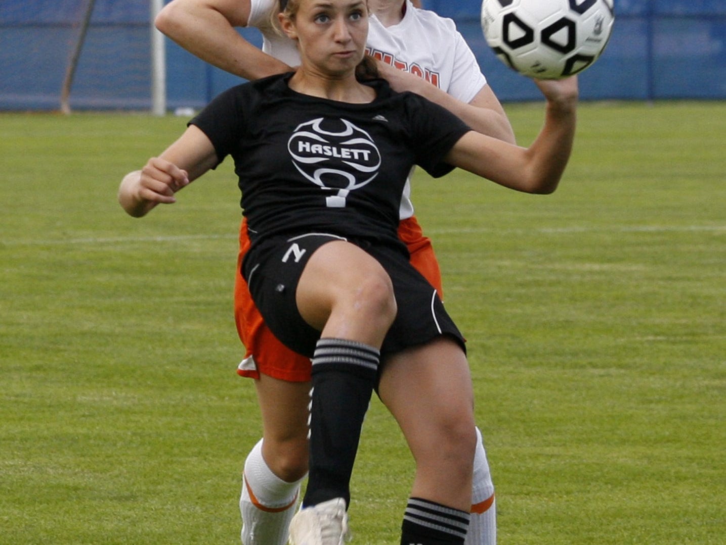 Haslett's Charley Campbell is one of mid-Michigan's top goal scorers this season.