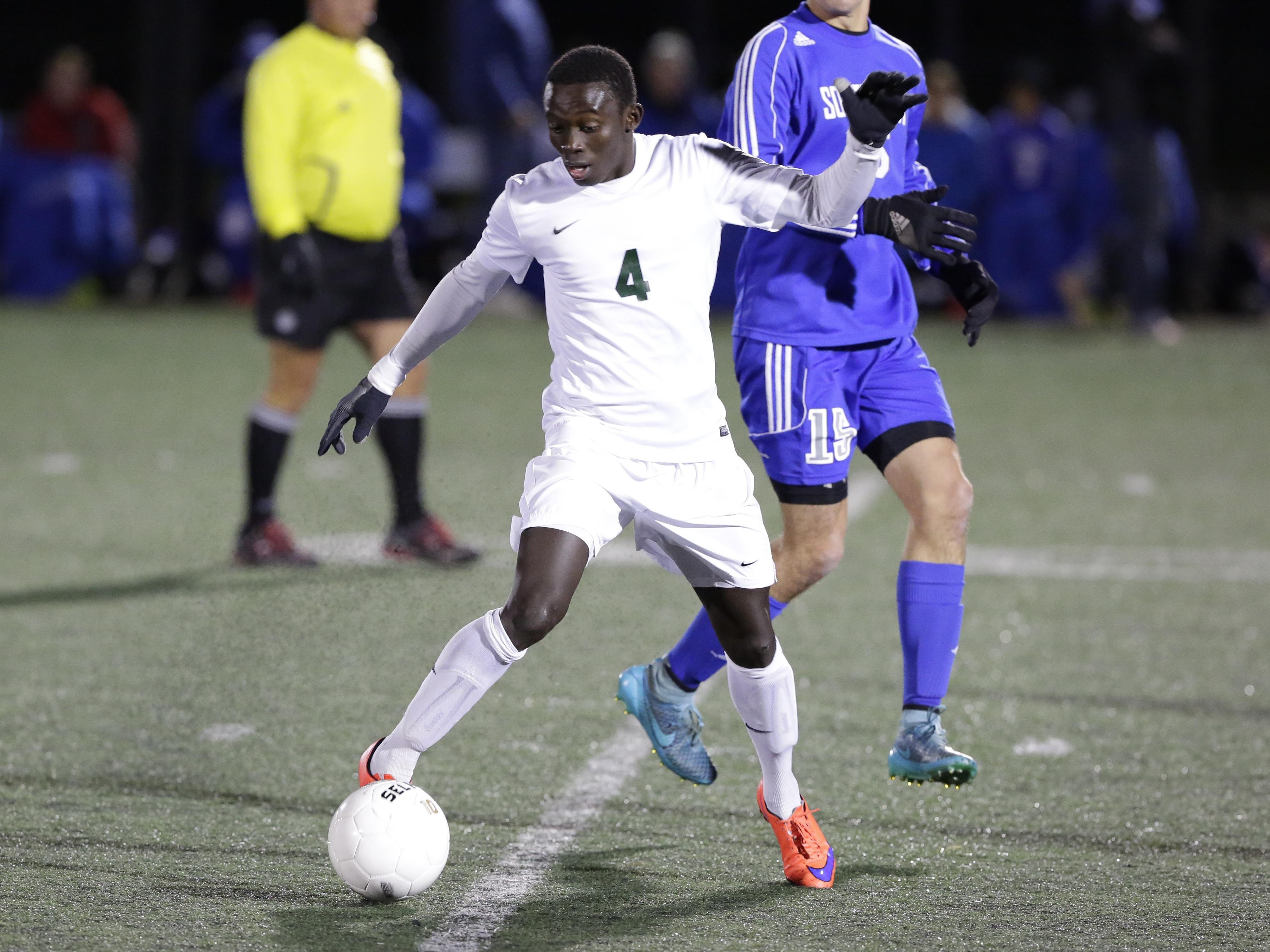 Oshkosh North’s Lamin Jarju scored 27 goals this season and tallied nine assists as he helped the Spartans reach the sectional final game – the first time that’s ever happened.