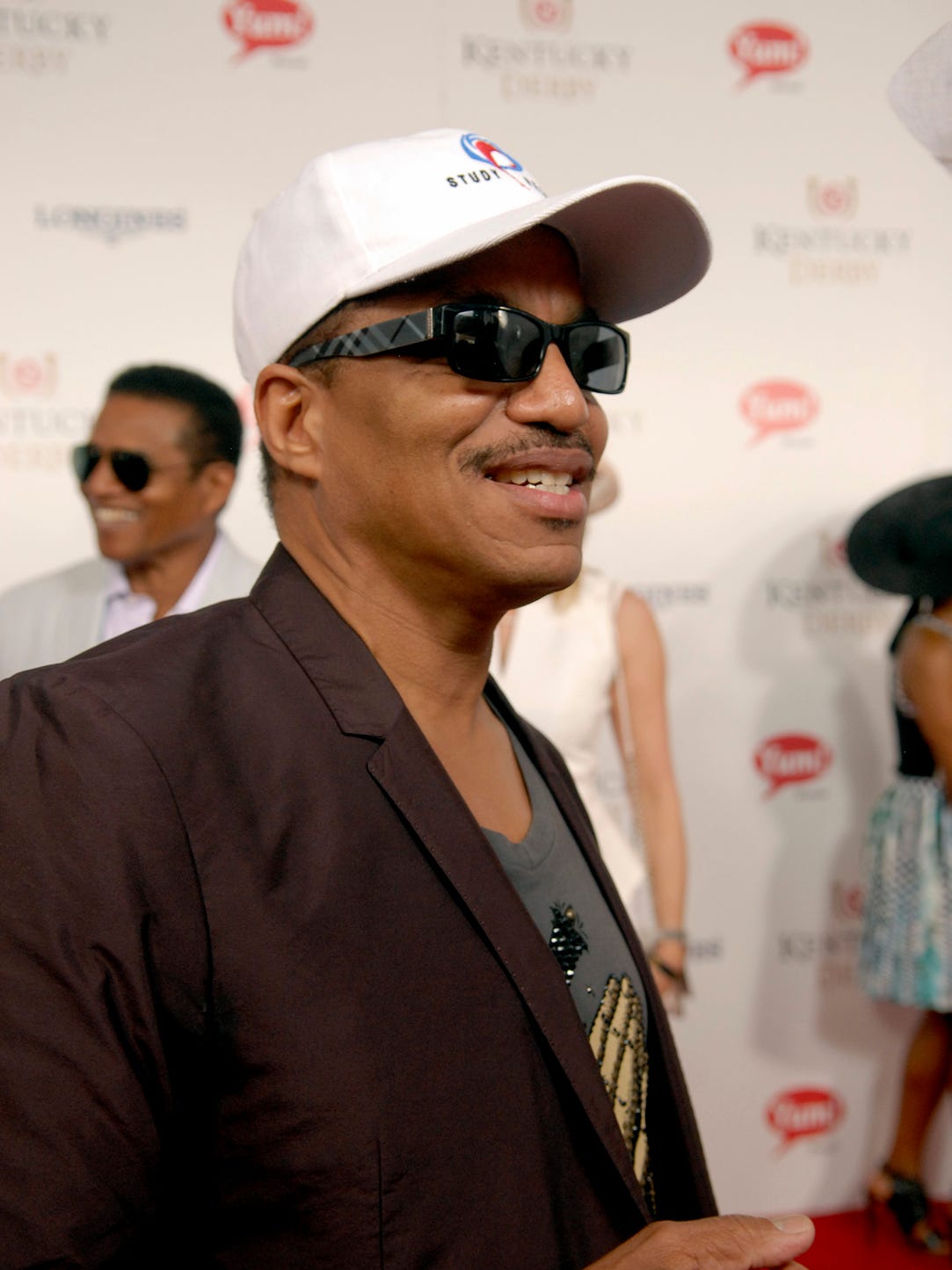 Jackie Jackson poses for a photo on the Derby Red Carpet.  May 03, 2014