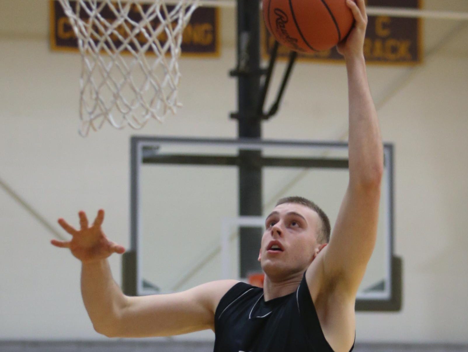 Onsted’s Austin Davis lost weight during the off-season and improved his mobility.