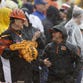 Bengals fans get rained on during a 2013 game against the Cleveland Browns at Paul Brown Stadium.