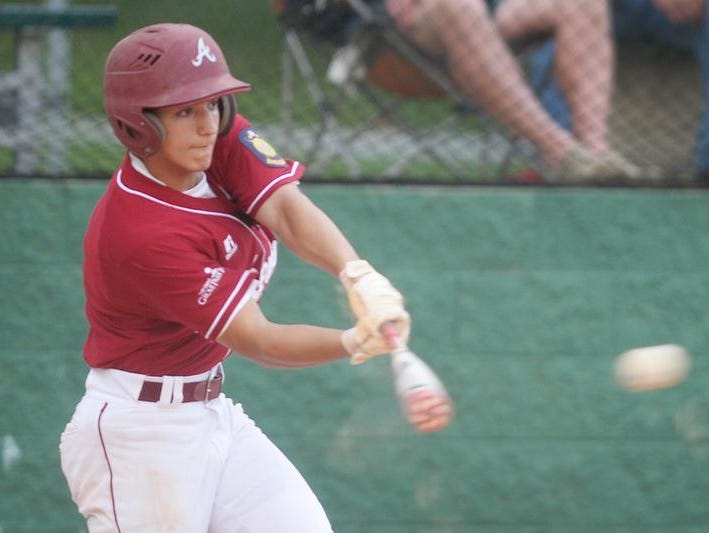 Holden Upright and Asheville Post 70 have a 14-2 record in American Legion baseball after Friday’s 20-10 win at Henderson County Post 77.