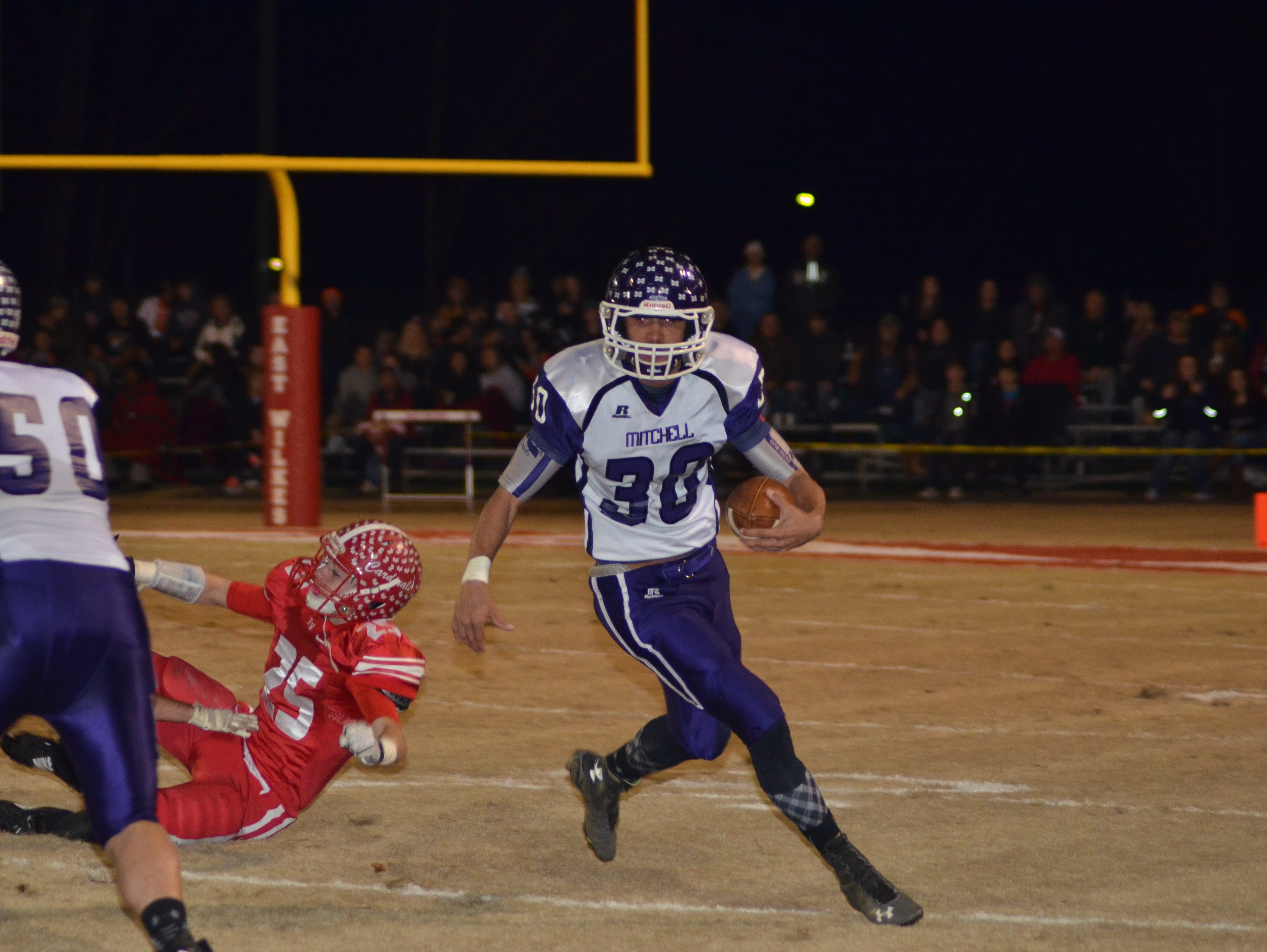 Tre Carson and Mitchell are home for Friday's 1-AA Western Regional championship game.