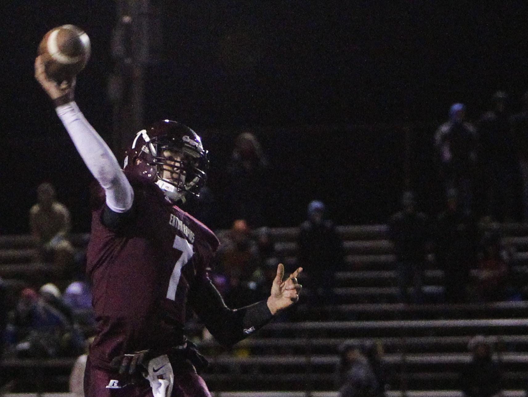 Jared McDaniel set career and single-season school records for passing yards while helping Eaton Rapids to a combined 15 wins and back-to-back playoff appearances as a junior and senior.