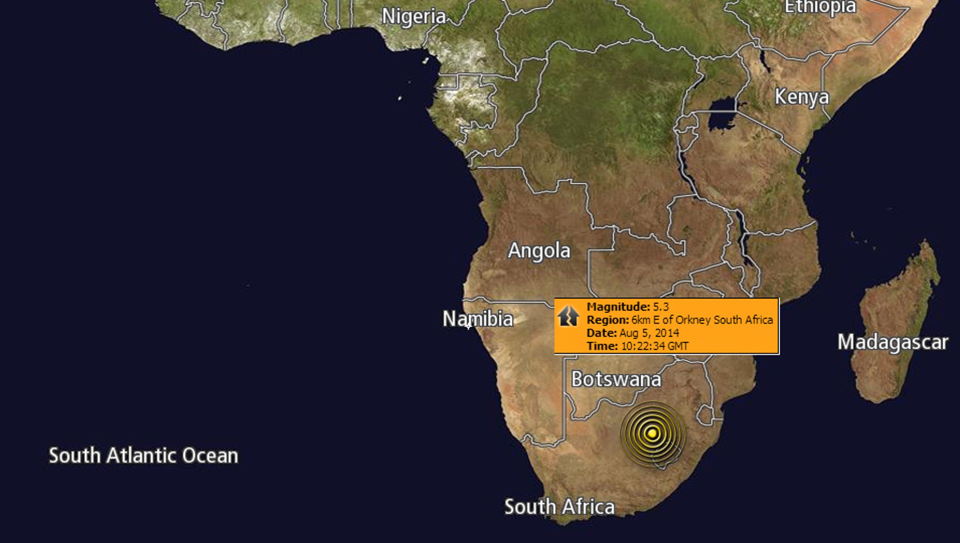 Earthquake Today In South Africa From the ashes of South Africa's