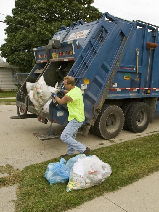 No garbage pickup on Labor Day