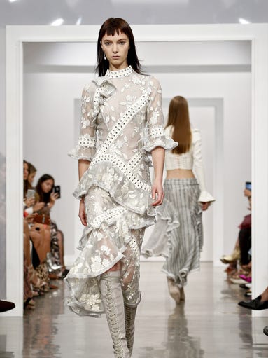 Another creation on the runway at the Zimmermann show.