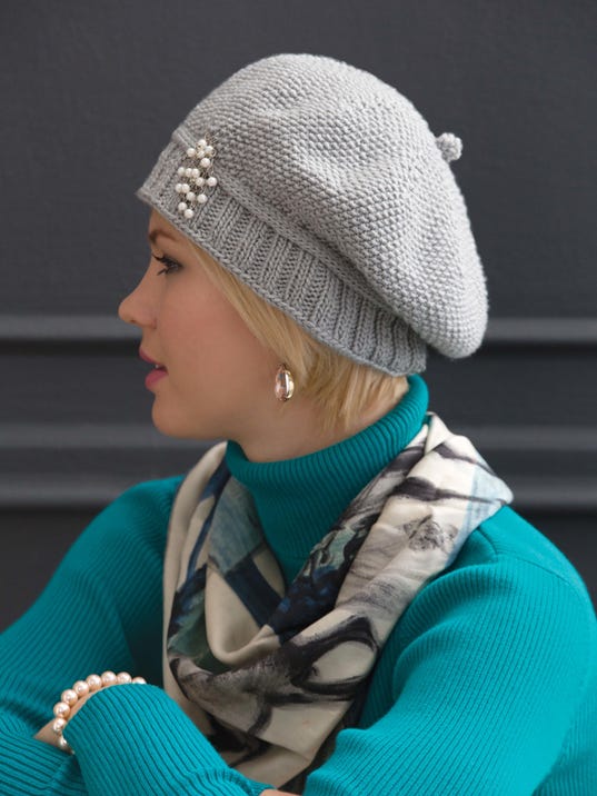 Free pattern for stylish knitted cap