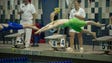 Pittsford swimmer Lindsay Stone dives off the platform