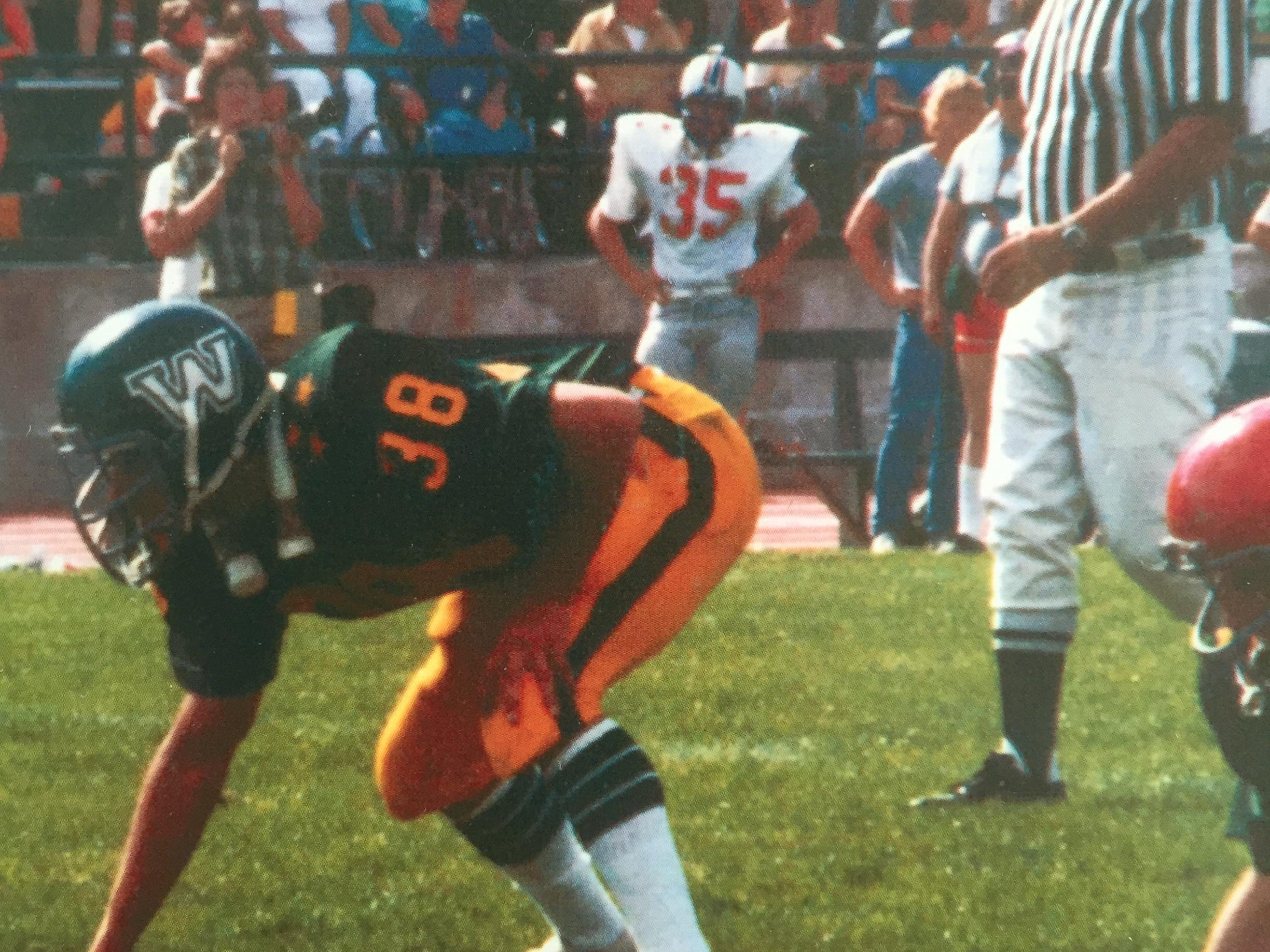 Glenn Cummings played in the 1980 Shrine Maple Sugar Bowl at Dartmouth College. His son, Grant, a Colchester standout, will represent the Cummings family and Vermont at Saturday’s game.