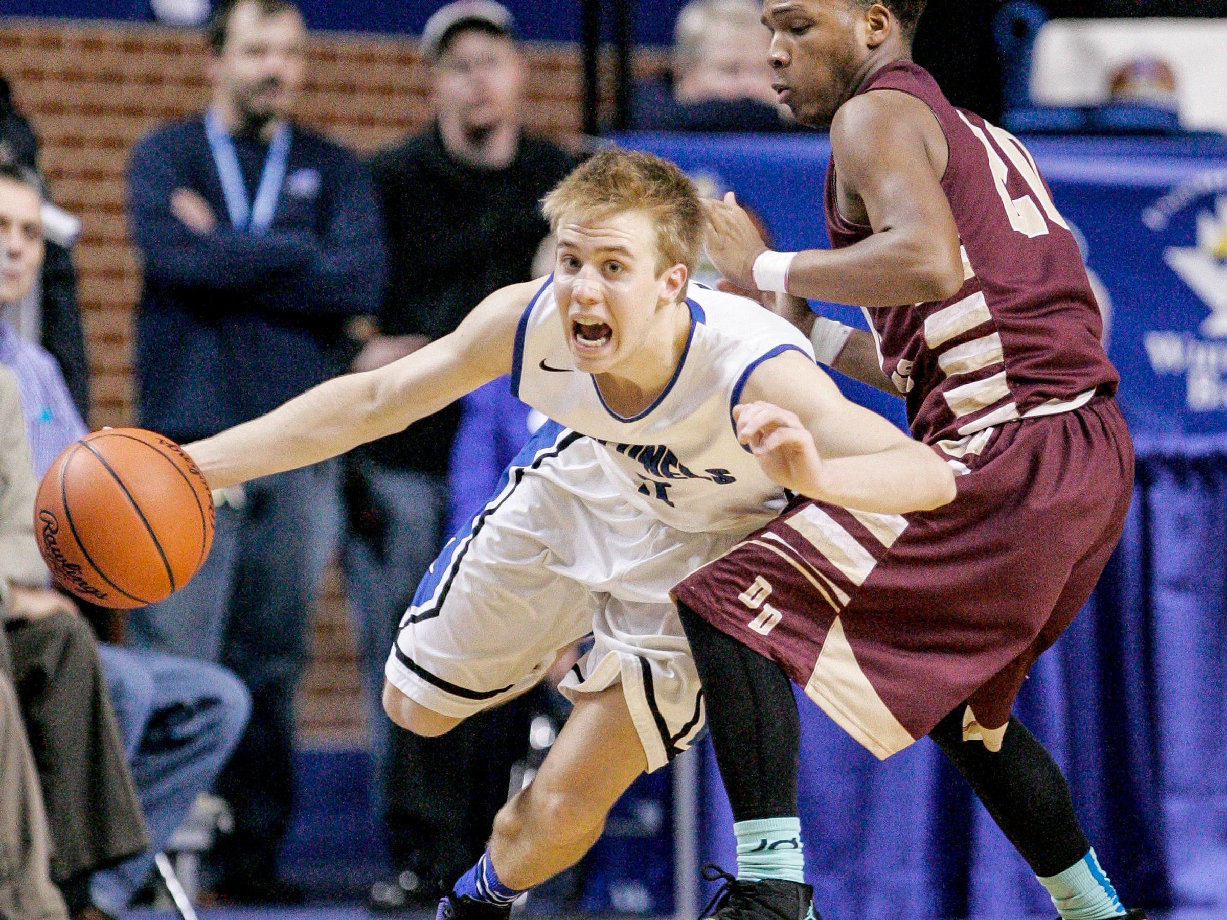 CovCath guard Cole VonHandorf, left, led the Colonels to the Ninth Region title and was named Division I co-player of the year.