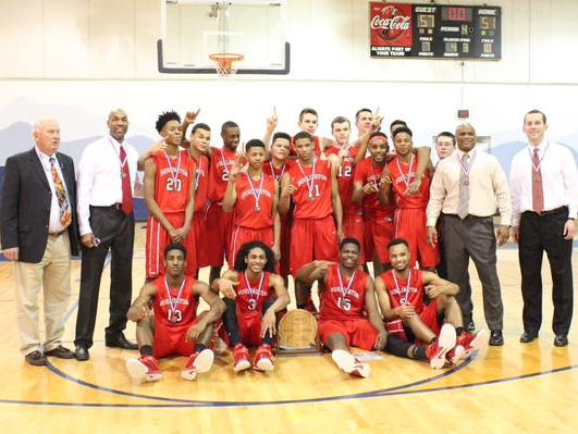 The Burlington School won the 1A NCISSA Championship game Saturday. Burlington School 57 Victory Christian 51