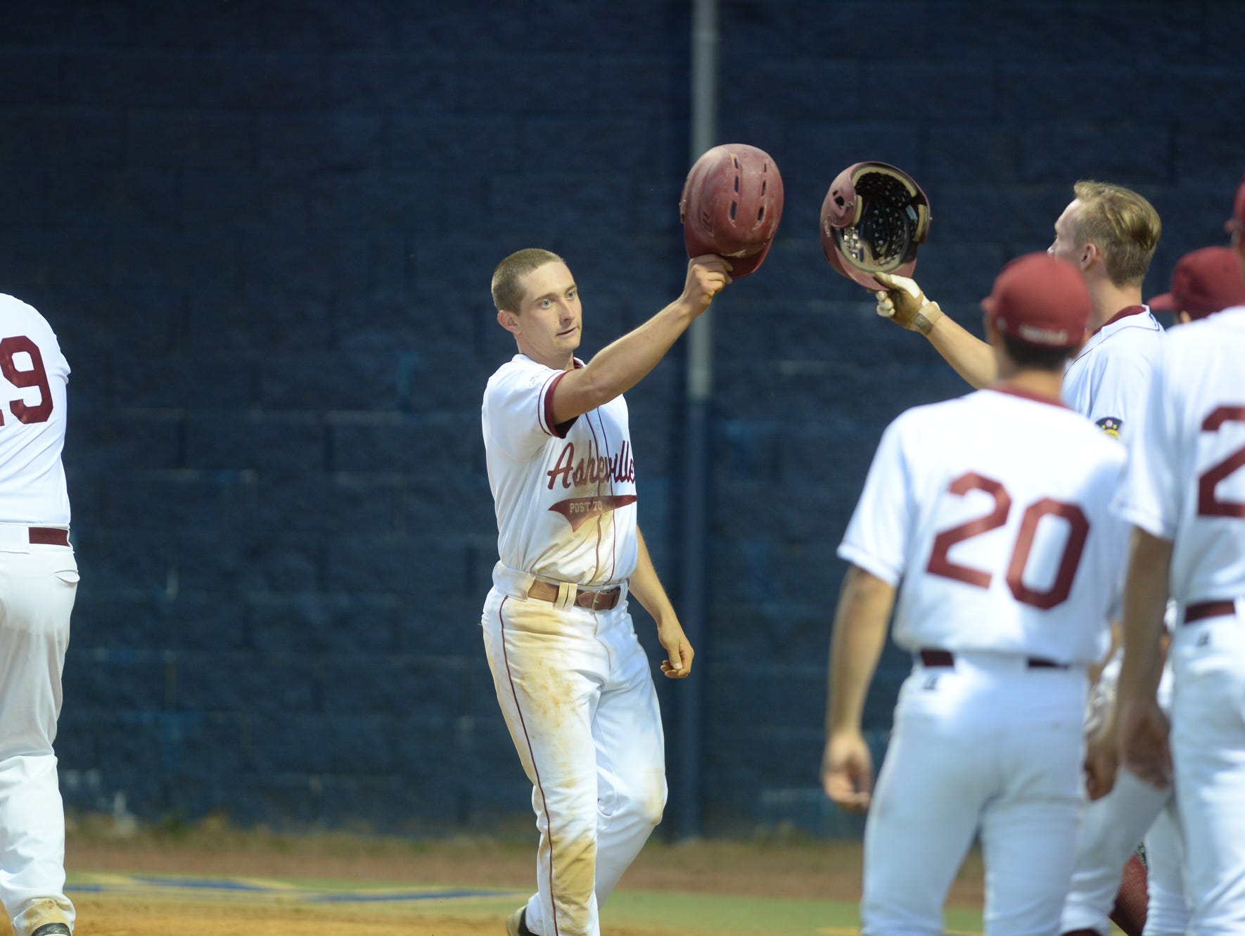 Jared Patterson has homered in both games so far for Asheville Post 70.