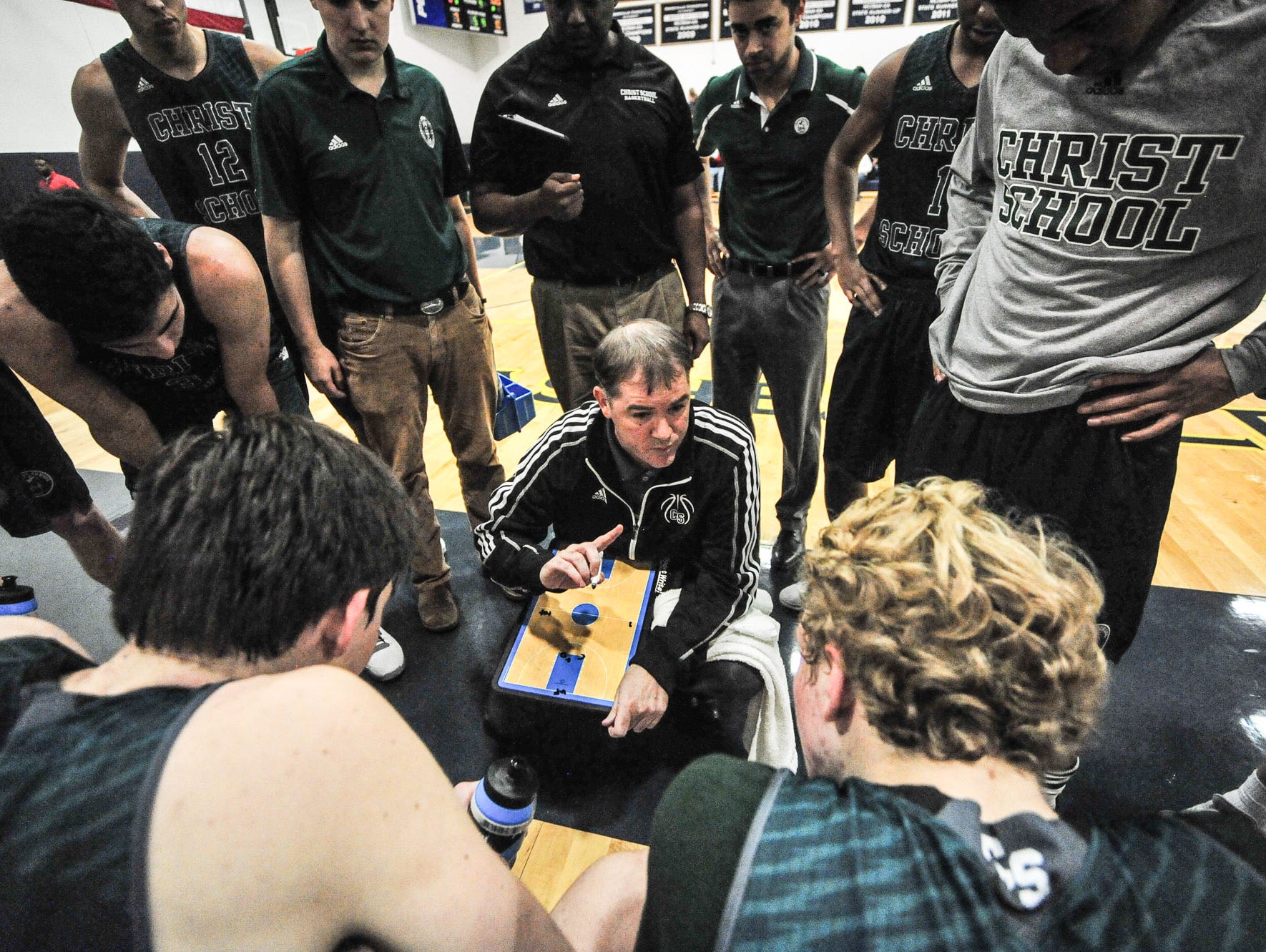 Scott Willard coached his first Christ School basketball team to a 23-9 record last season.