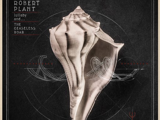 The album cover of Robert Plant's "Lullaby and... the