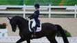 The United States took bronze in open's team dressage.