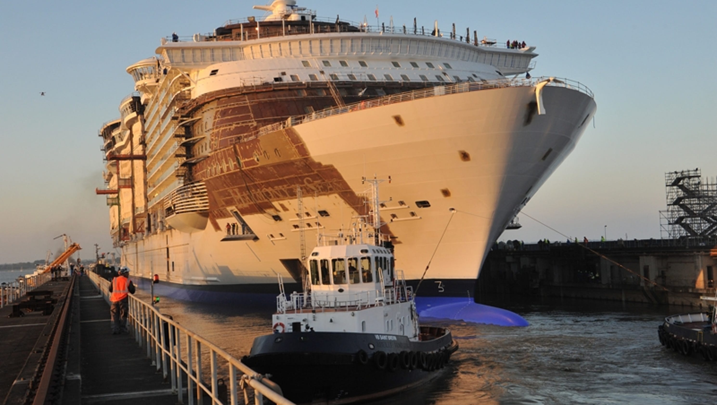 The making of the world's largest cruise ship