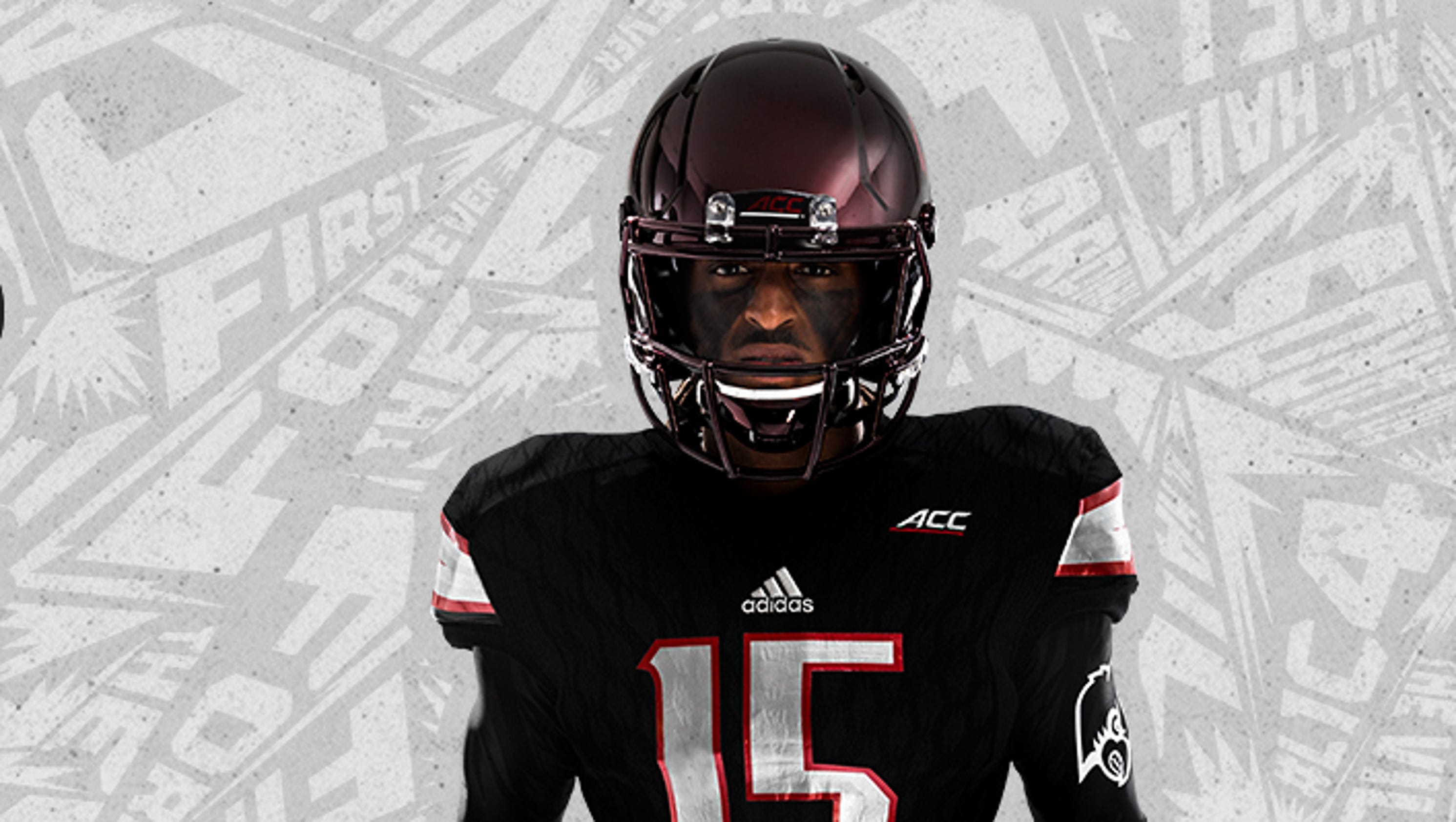 Gallery U of L Adidas black football uniforms 2015