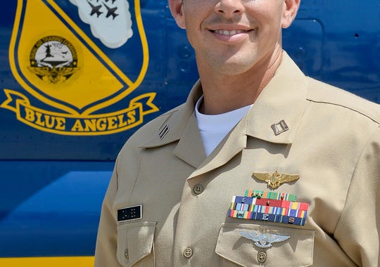 Navy Lt. Tyler Davies, 33, of Kennesaw, Georgia, is
