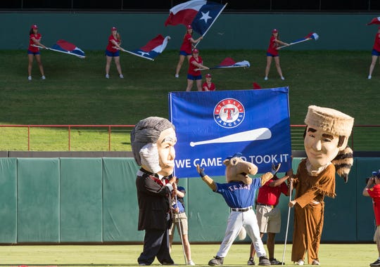 Oct 4, 2015; Arlington, TX, USA; The Texas Rangers