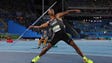 Damian Warner (CAN) during the decathlon javelin in