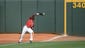 U of L left fielder Mike White drops a fly ball allowing