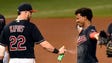 Sept. 7: Indians second baseman Jason Kipnis applies