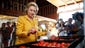 Clinton gets fresh tomatoes at Dimond Hill Farm between