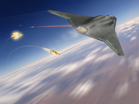 Northrop Grumman's rendering of a sixth-generation