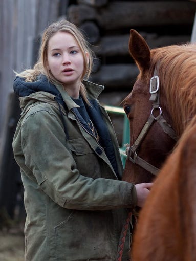 Seemingly out of nowhere, Lawrence was nominated for her first Oscar, for best actress, for playing an impoverished girl from the Ozarks in 2010's "Winter's Bone."