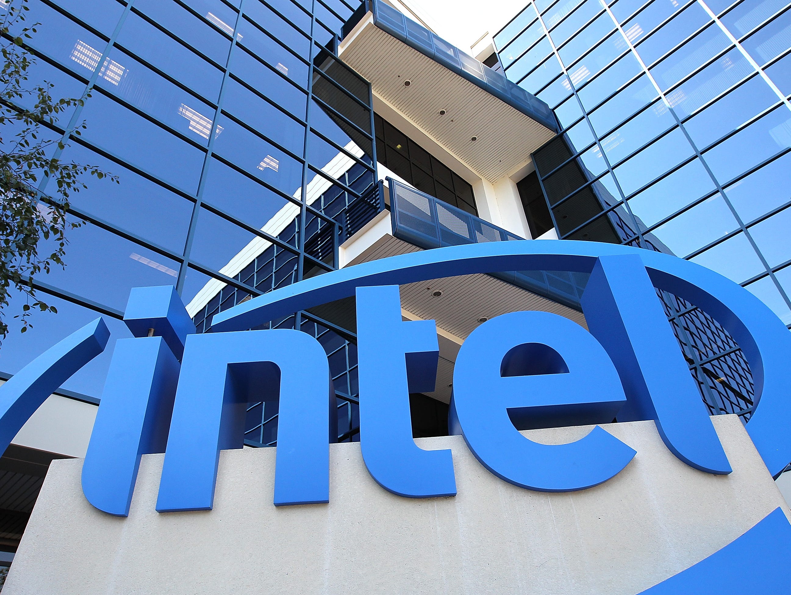 Intel company headquarters on July 20, 2011 in Santa Clara, California.