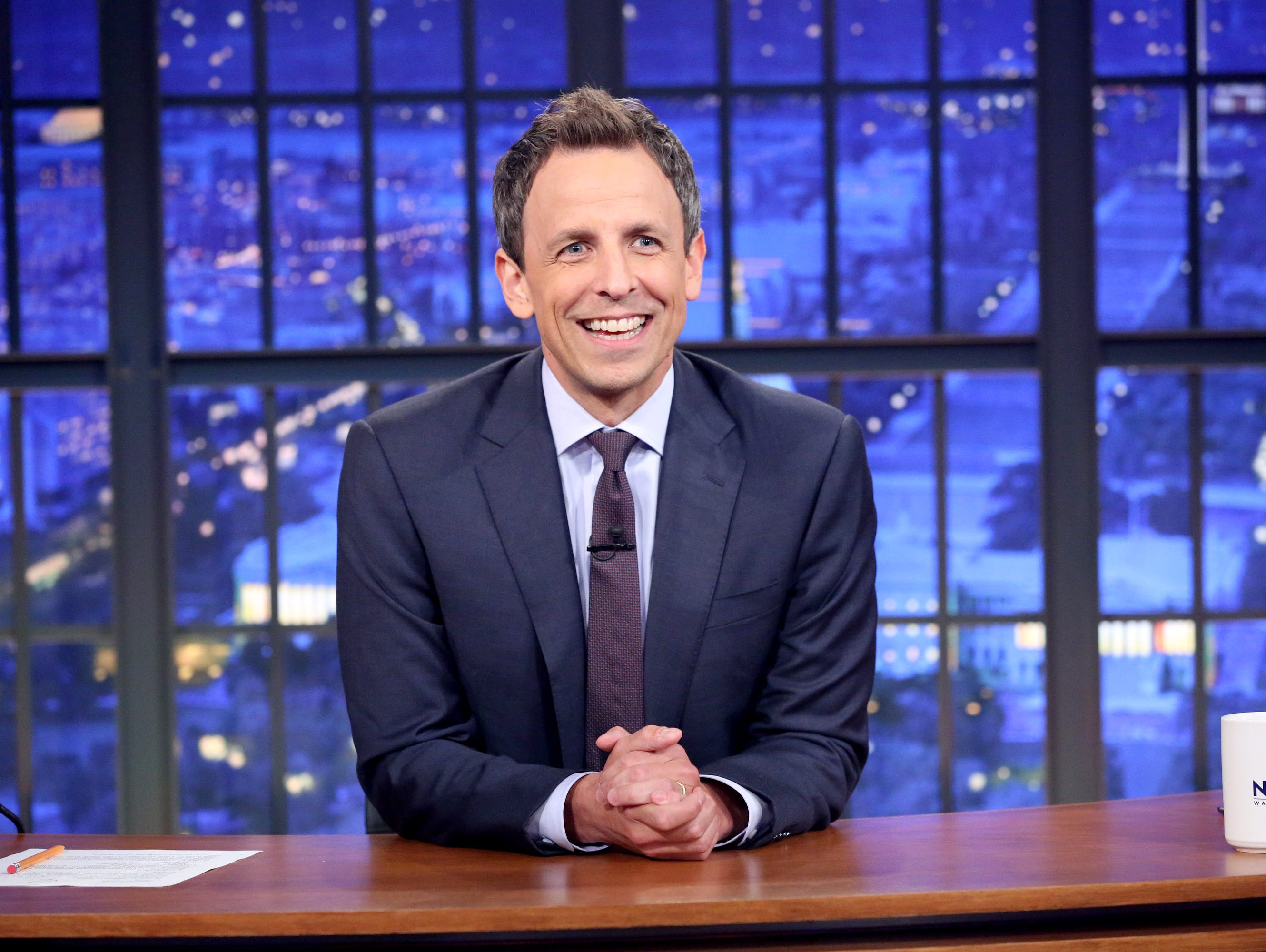 NBC late-night host Seth Meyers talked about Donald Trump's election on Wednesday's show.