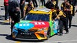 The car of NASCAR Cup Series driver Kyle Busch (18)
