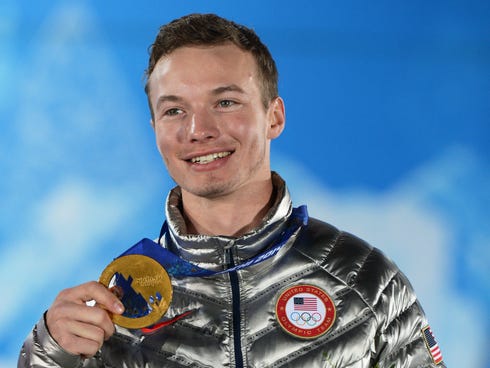 David Wise adds more gold for USA in halfpipe skiing 1392840983000-USP-Olympics-Medal-Ceremony-Day-Twelve