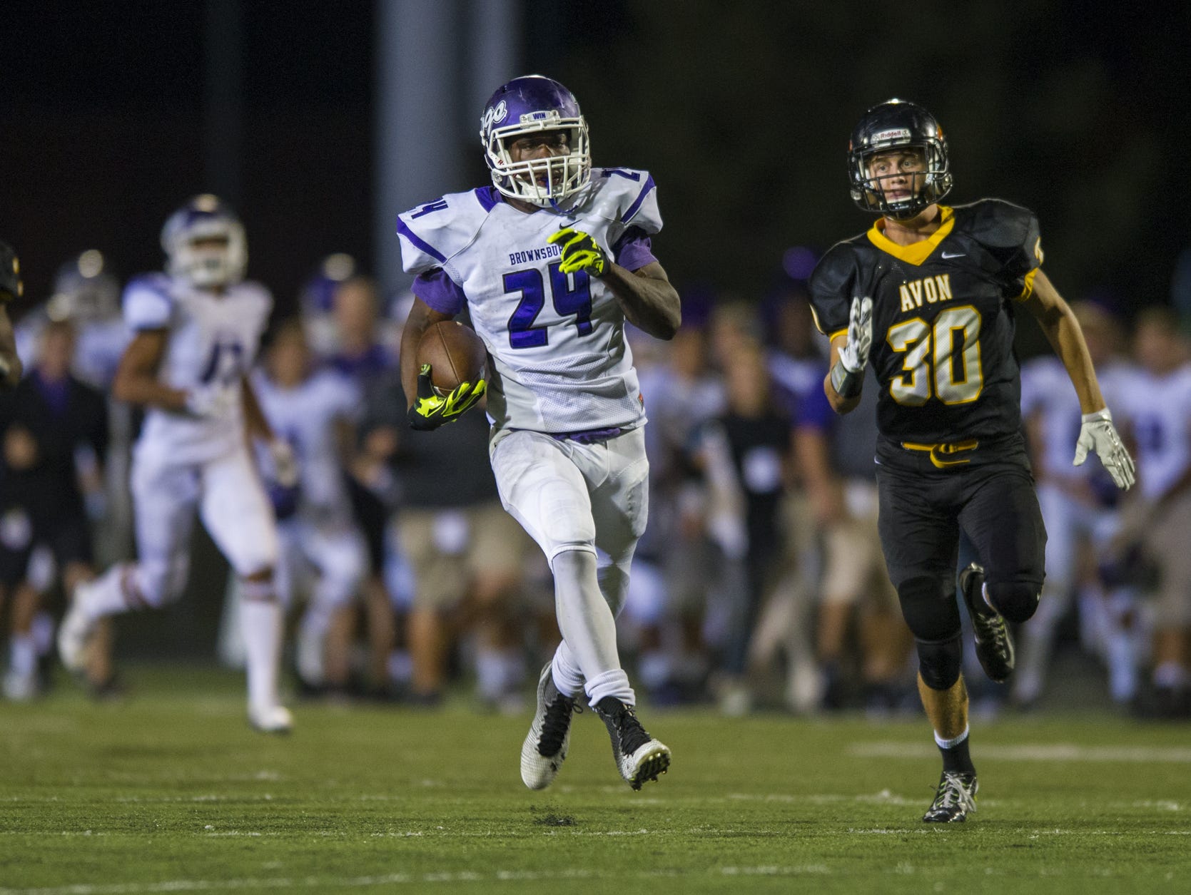 Brownsburg RB Toks Akinribade will tote the rock for Iowa.