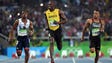 Usain Bolt (JAM) during the men's 100m semifinals in