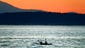 Kayakers enjoy a Seattle sunset on June 6, 2015.