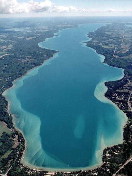 Michigan State researchers studying algae on Torch Lake
