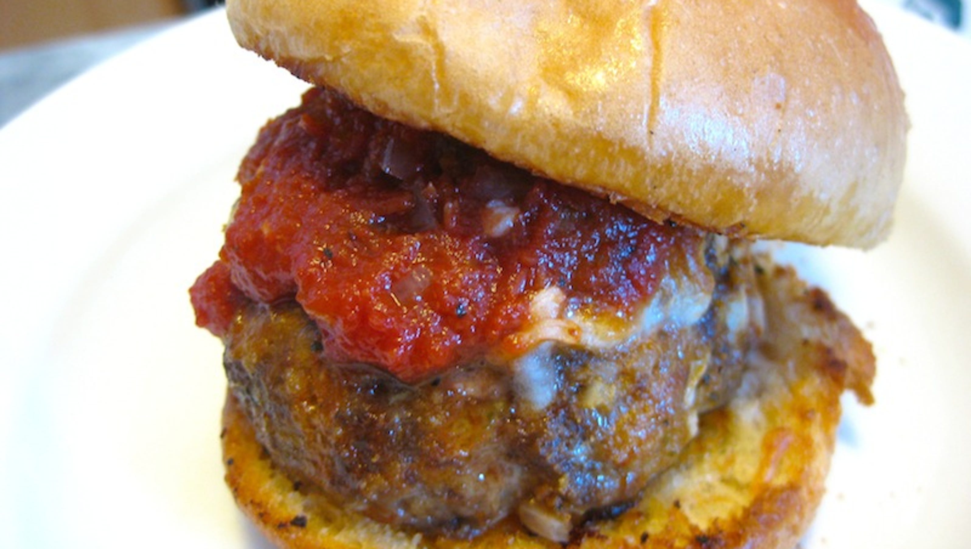 Garlic Bread Meatball Sliders are winners any time