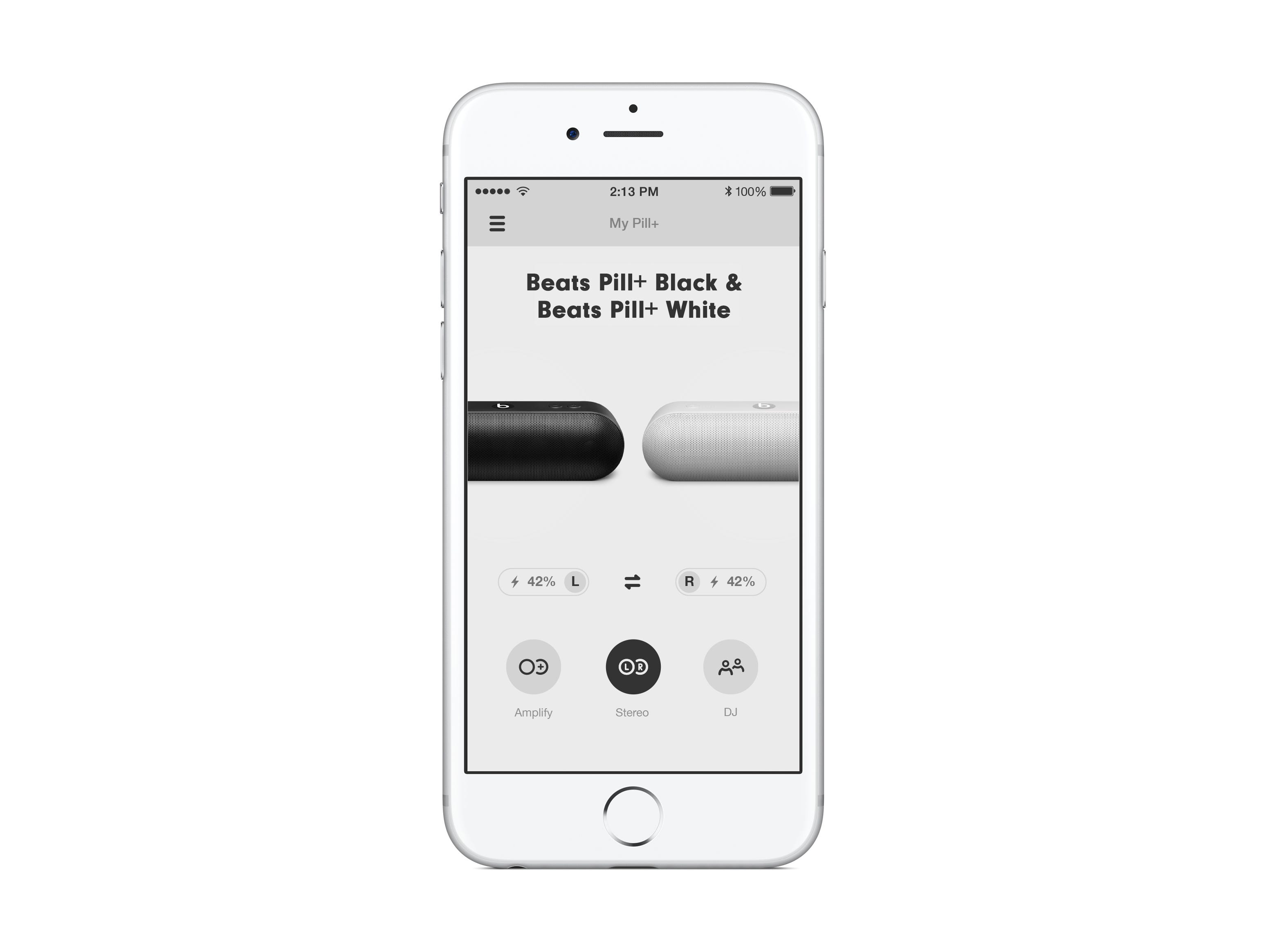An image of the Beats Pill+ app.
