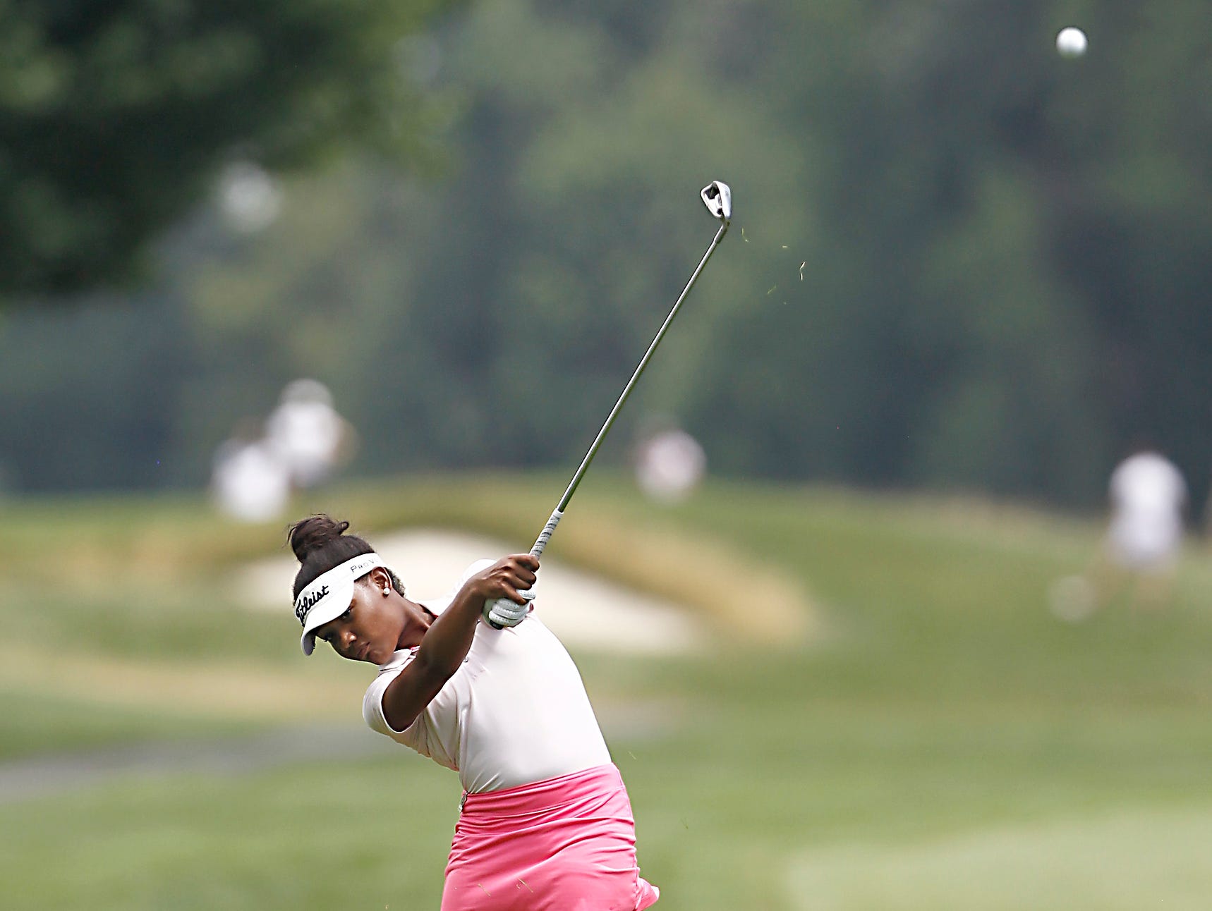 Kyra Cox, 16, from South Salem hits an approach shot in the 68th U.S. Girls Junior Amateur Championship at The Ridgewood Country Club in Paramus on July 18. Cox recently played in the 2016 Drive, Chip & Putt National Championship at Augusta National and was the Metropolitan PGA Player of the Year three consecutive times from 2013 to 2015.