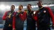 Team USA won gold in the men's 4x400-meter relay.