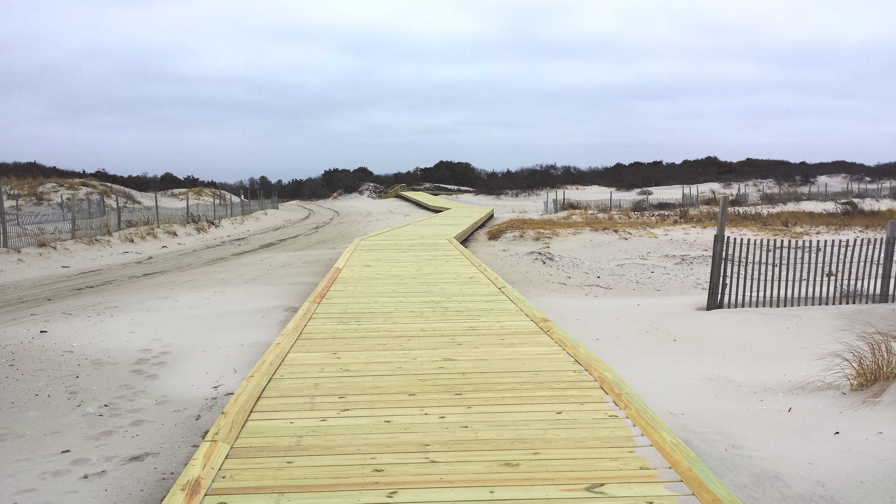 Walkway reopens at Island Beach State Park