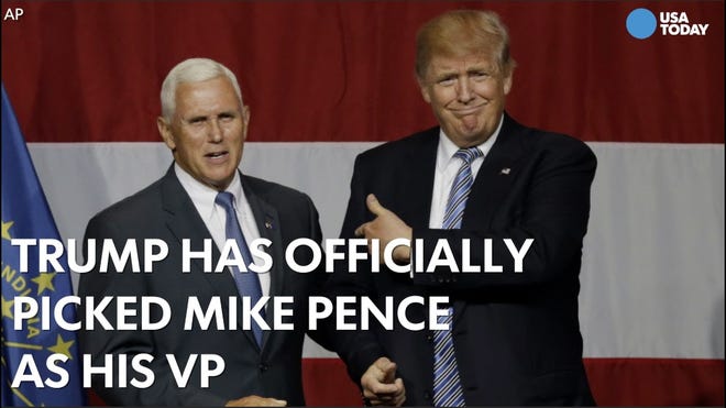 Donald Trump Uses Twitter To Announce Pence As Vp