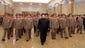 North Korean leader Kim Jong-Un, center, visits the